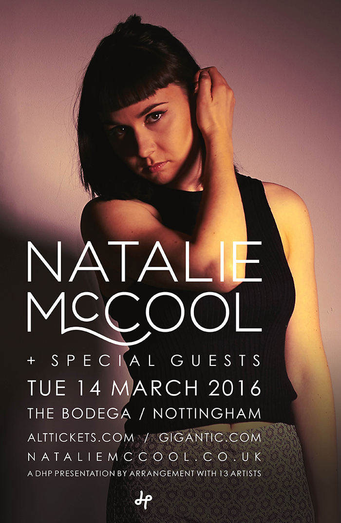 Natalie McCool gig poster image